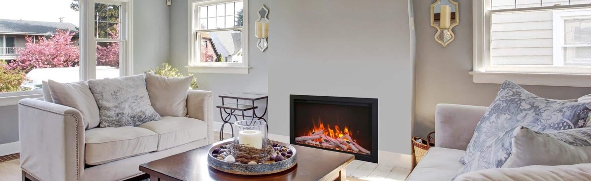 Amantii 33″ TRD - 33 - Insert – Traditional Series Electric Fireplace Insert - Impressive Climate Control