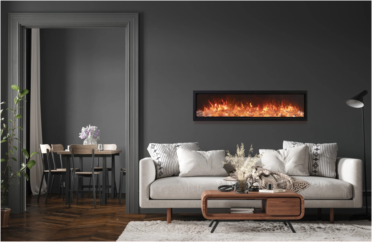Amantii 33″ - TRD - Smart - Traditional Series Electric Fireplace - Impressive Climate Control
