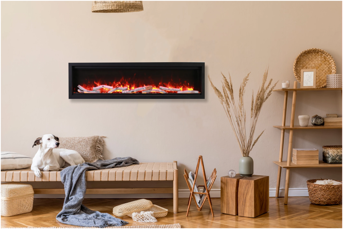 Amantii 33″ - TRD - Smart - Traditional Series Electric Fireplace - Impressive Climate Control