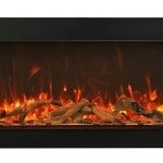 Amantii 60 - TRU - VIEW - XL - DEEP – 3 Sided Electric Fireplace - Impressive Climate Control