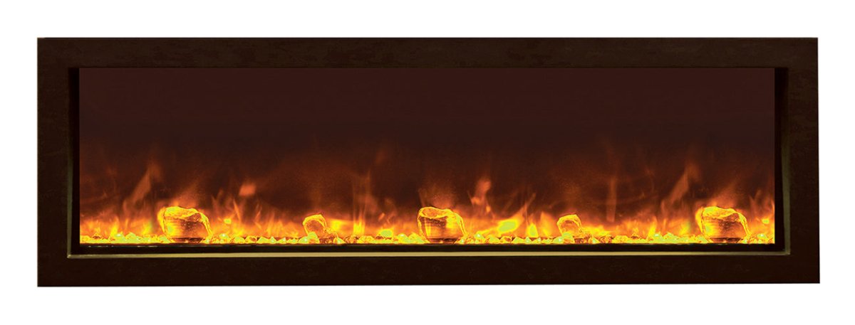 Amantii BI - 50 - SLIM Electric Fireplace - Impressive Climate Control