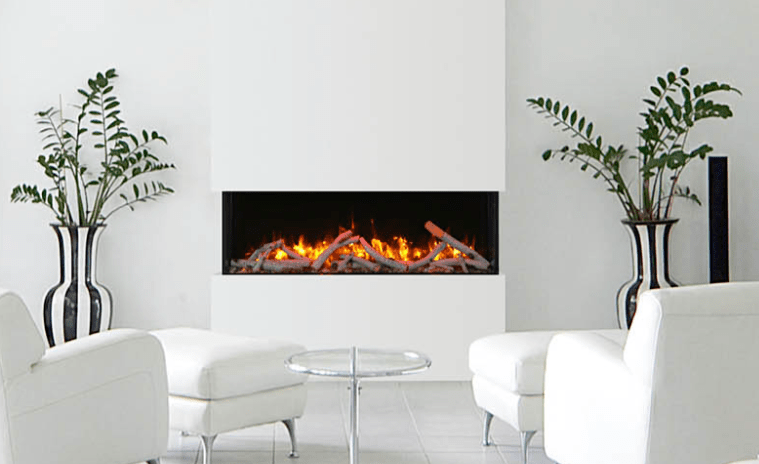 Amantii BI - 60 - XTRASLIM Electric Fireplace - Impressive Climate Control