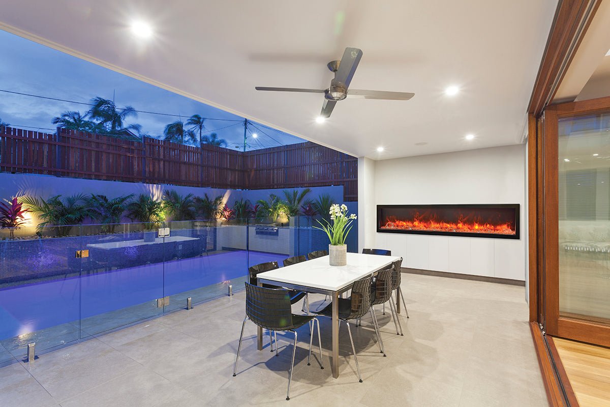 Amantii BI - 88 - DEEP Electric Fireplace - Impressive Climate Control