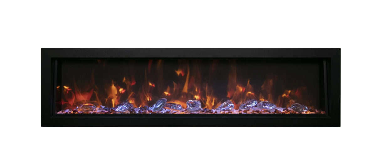Amantii Panorama BI Deep Smart Electric Fireplace - Impressive Climate Control