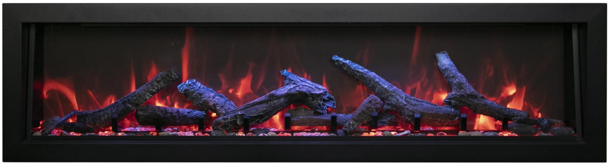 Amantii Panorama BI Deep Smart Electric Fireplace - Impressive Climate Control