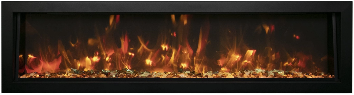 Amantii Panorama BI Deep Smart Electric Fireplace - Impressive Climate Control