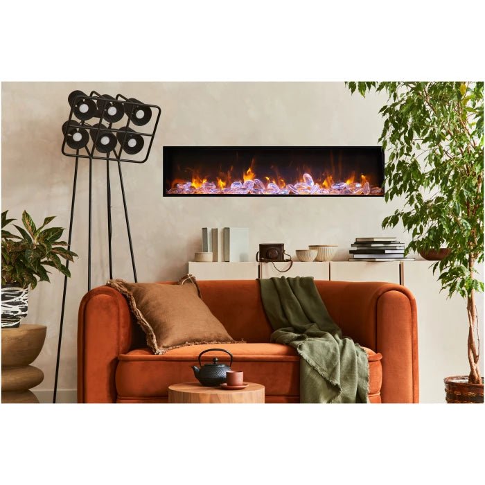 Amantii Panorama BI Deep Smart Electric Fireplace - Impressive Climate Control