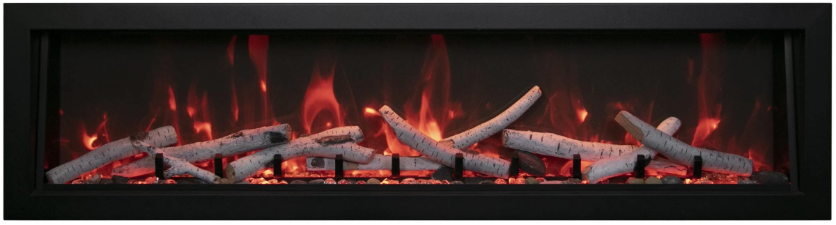 Amantii Panorama BI Deep Smart Electric Fireplace - Impressive Climate Control