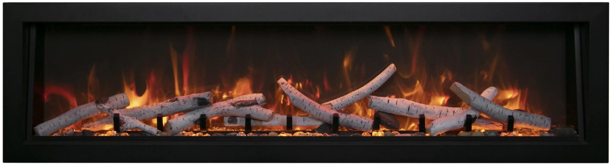 Amantii Panorama BI Deep XT Smart Electric Fireplace - Impressive Climate Control