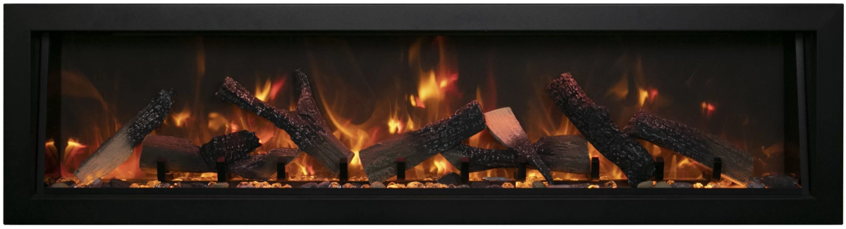 Amantii Panorama BI Deep XT Smart Electric Fireplace - Impressive Climate Control