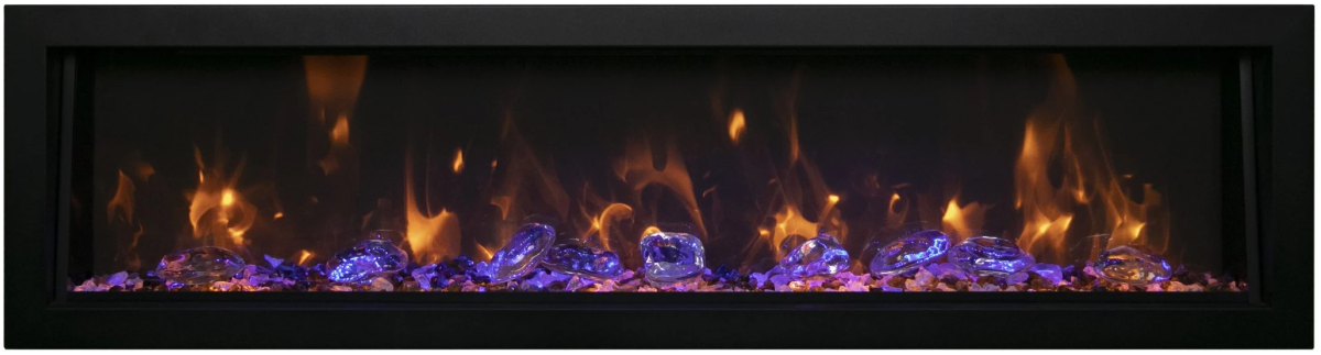 Amantii Panorama BI Deep XT Smart Electric Fireplace - Impressive Climate Control
