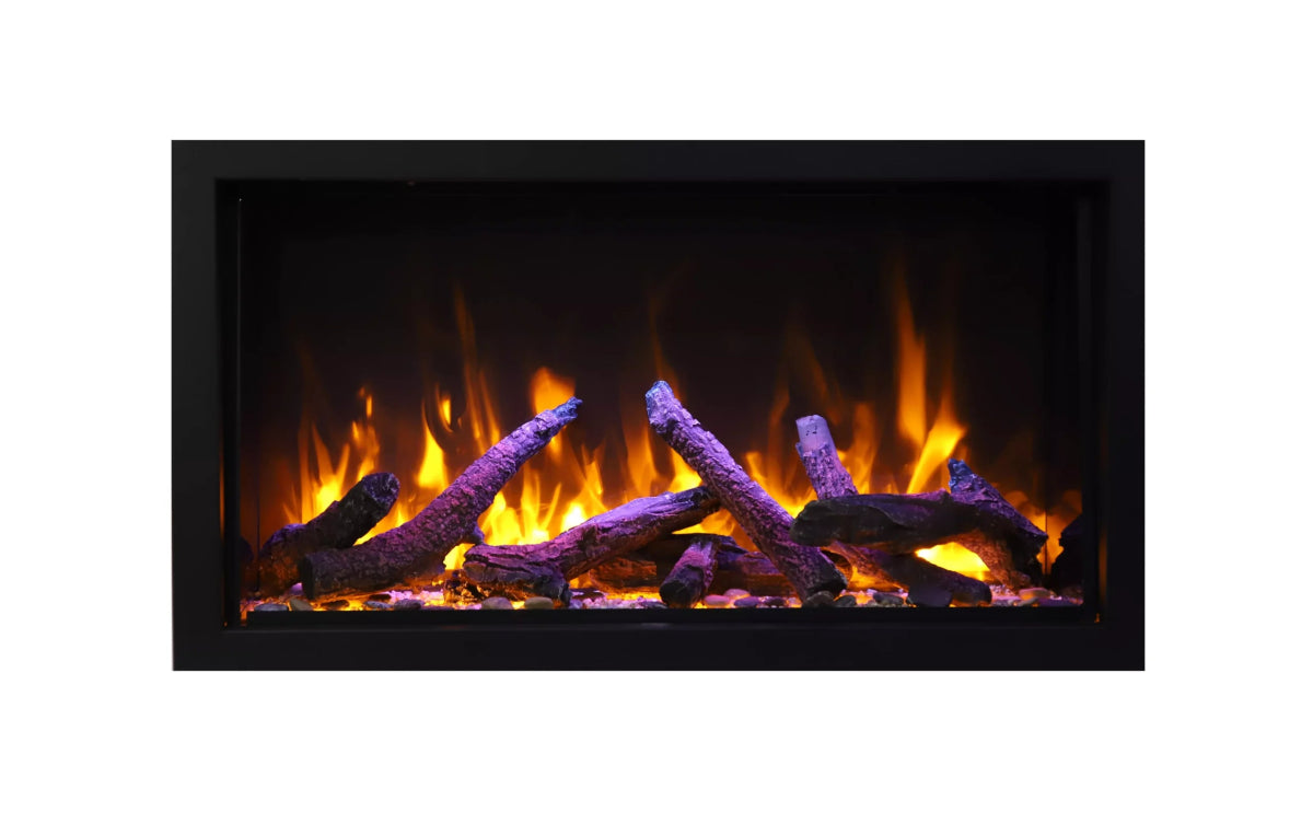 Amantii Panorama BI Deep XT Smart Electric Fireplace - Impressive Climate Control