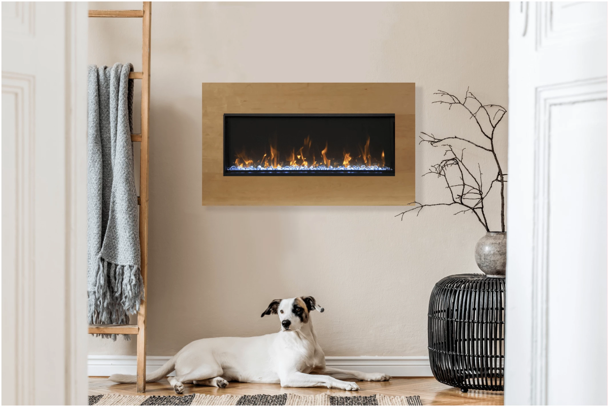 Amantii Panorama BI Extra Slim Smart Electric Fireplace - Impressive Climate Control