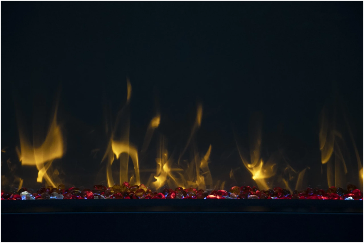 Amantii Panorama BI Slim Smart Electric Fireplace - Impressive Climate Control