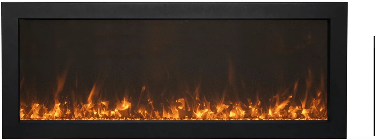 Amantii Panorama BI Slim Smart Electric Fireplace - Impressive Climate Control