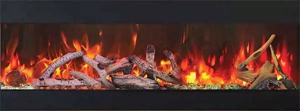 Amantii SYM - 74 Bespoke - Symmetry Electric Fireplace - Impressive Climate Control