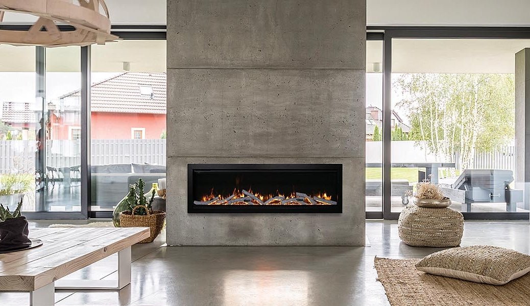 Amantii Symmetry 42 Smart Electric Fireplace - Impressive Climate Control