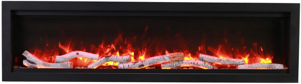 Amantii Symmetry Bespoke Electric Fireplace - Impressive Climate Control
