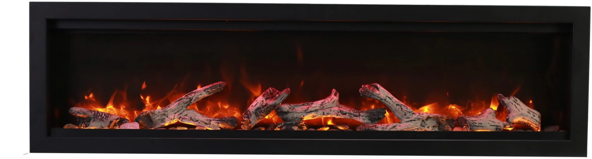 Amantii Symmetry Bespoke Electric Fireplace - Impressive Climate Control