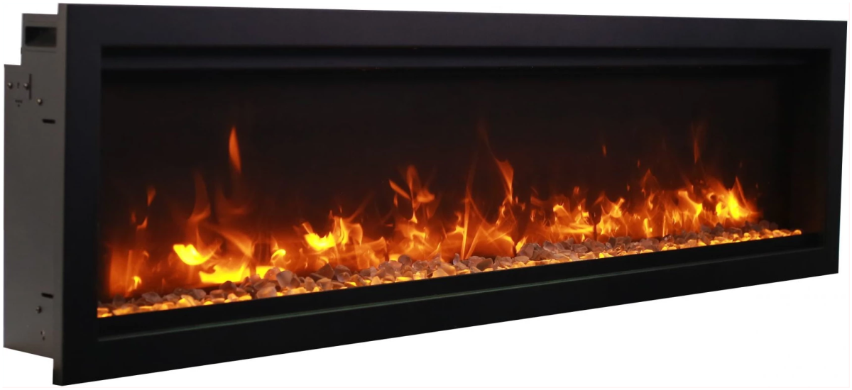 Amantii Symmetry Bespoke Electric Fireplace - Impressive Climate Control