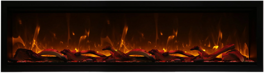 Amantii Symmetry Bespoke Xtra Tall Electric Fireplace - Impressive Climate Control