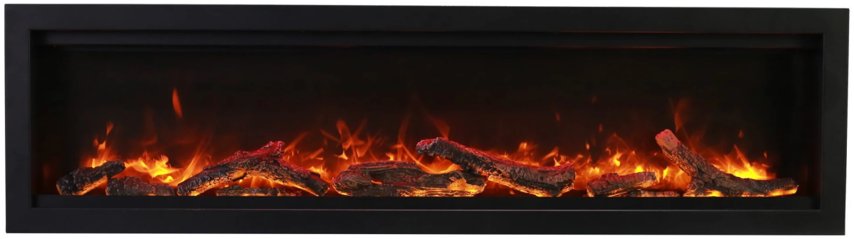 Amantii Symmetry Smart Electric Fireplace - Impressive Climate Control