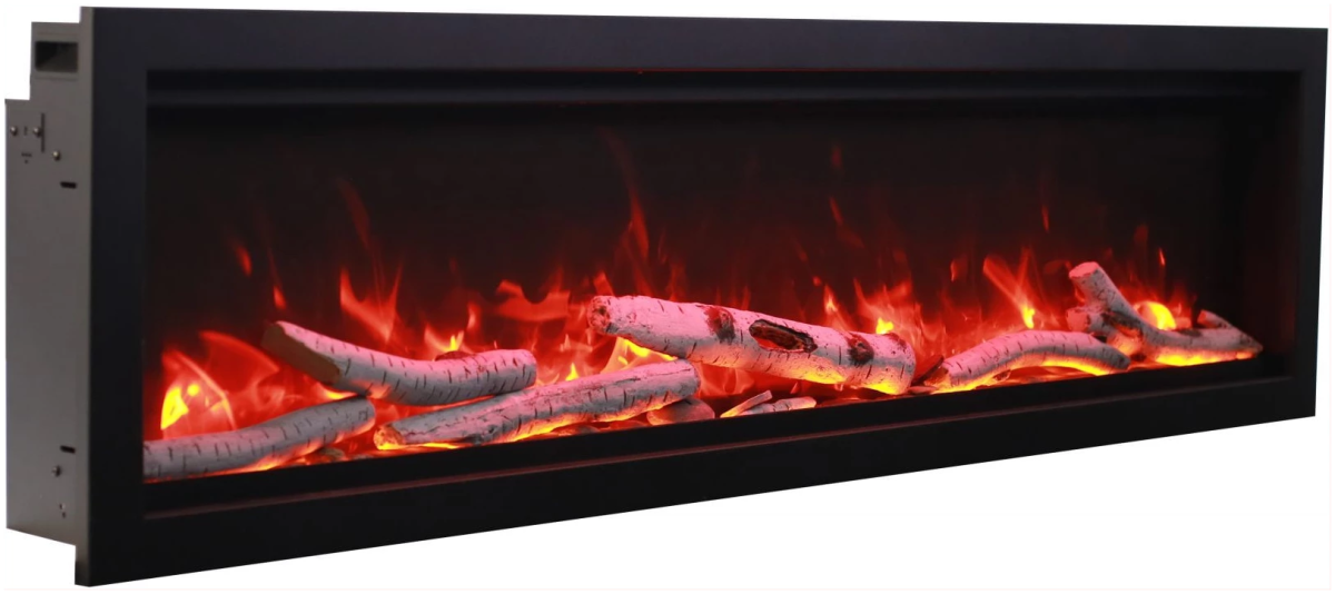 Amantii Symmetry Smart Electric Fireplace - Impressive Climate Control