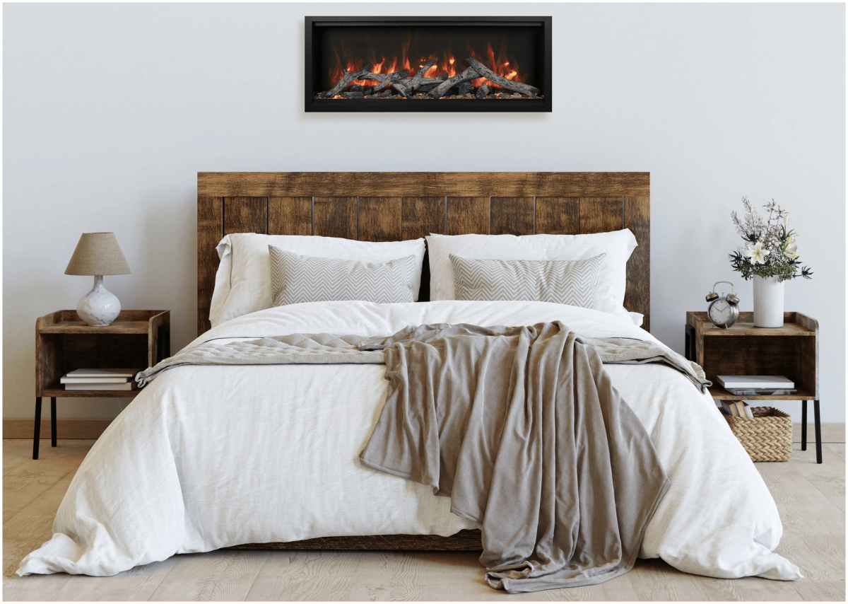 Amantii Symmetry XT Smart Electric fireplace - Impressive Climate Control
