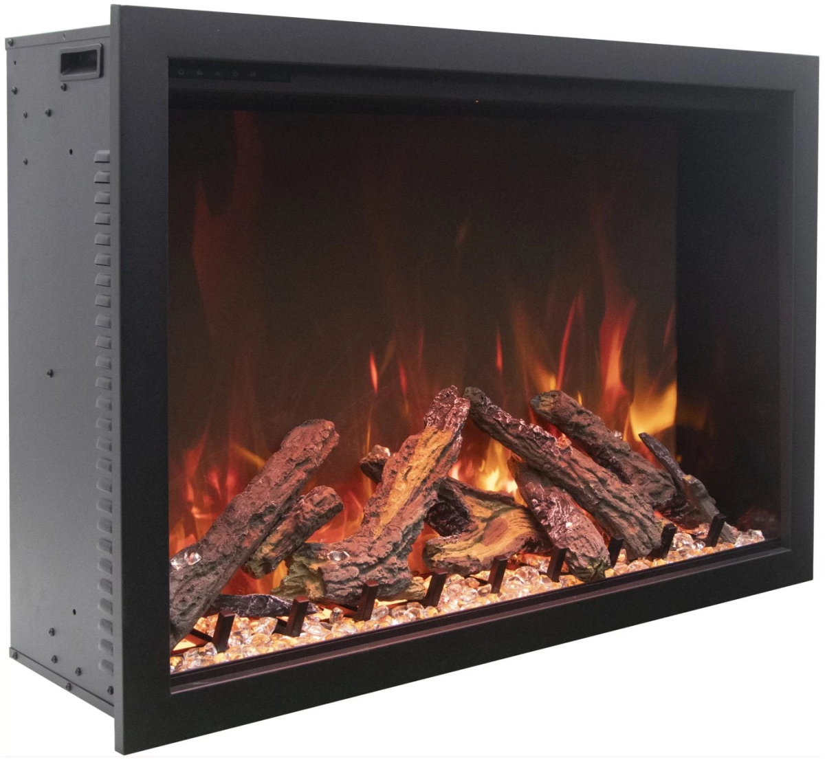 Amantii TRD Smart Electric Fireplace - Impressive Climate Control