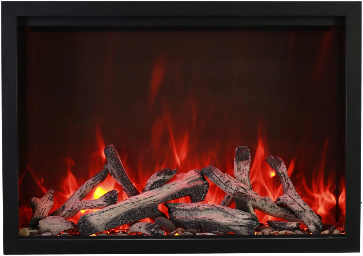 Amantii TRD Smart Electric Fireplace - Impressive Climate Control