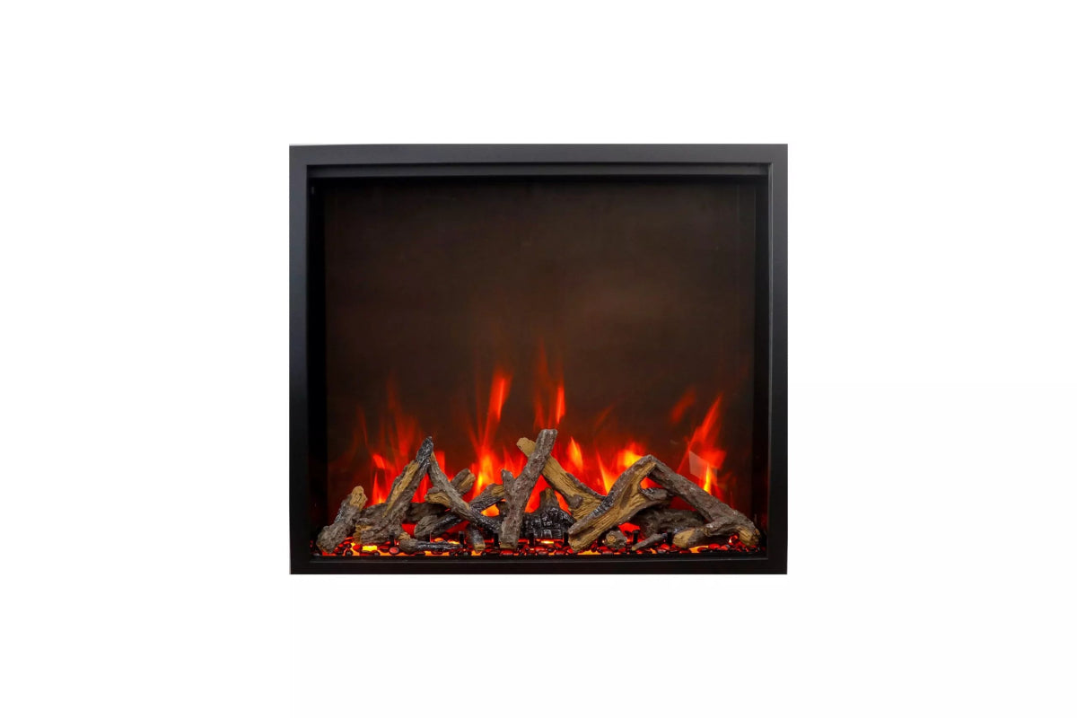 Amantii TRD Smart Electric Fireplace - Impressive Climate Control