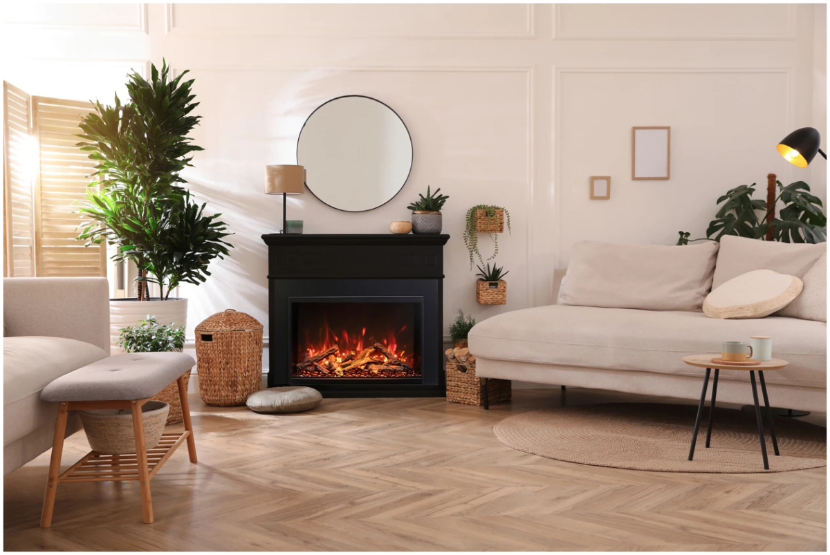 Amantii TRU - VIEW Series XT XL SMART Fireplace - Impressive Climate Control