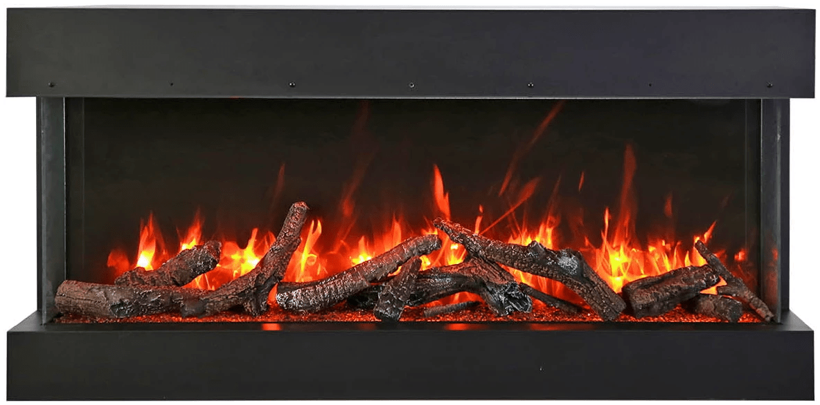 Amantii True View Slim Electric Fireplace (3 - sided) - Impressive Climate Control