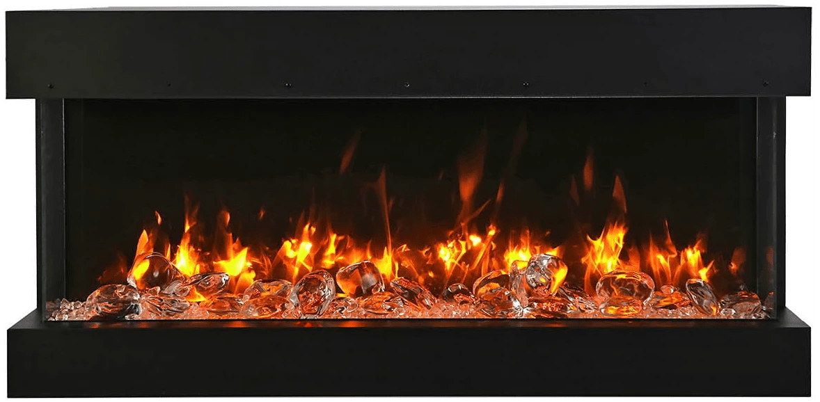 Amantii True View Slim Electric Fireplace (3 - sided) - Impressive Climate Control