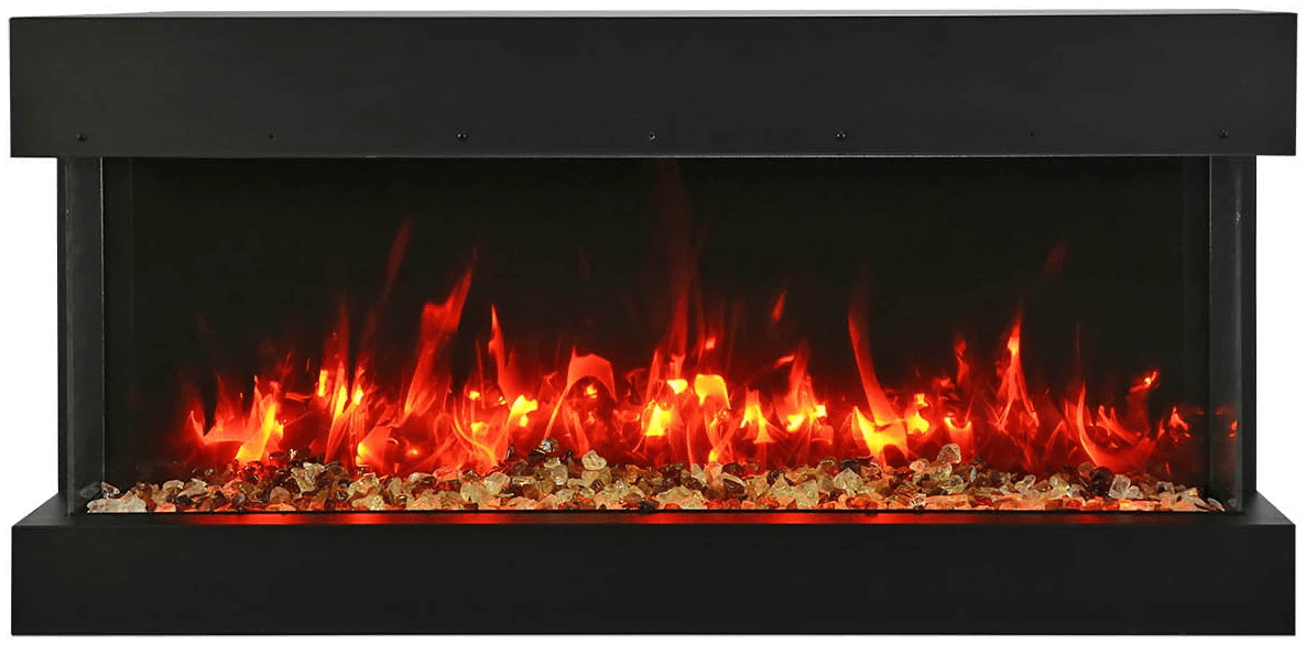 Amantii True View Slim Electric Fireplace (3 - sided) - Impressive Climate Control