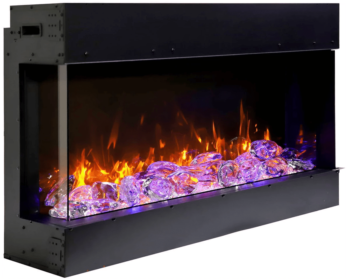 Amantii True View Slim Electric Fireplace (3 - sided) - Impressive Climate Control