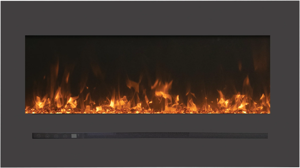 Amantii WM - FML - STL Linear Electric Fireplace - Impressive Climate Control