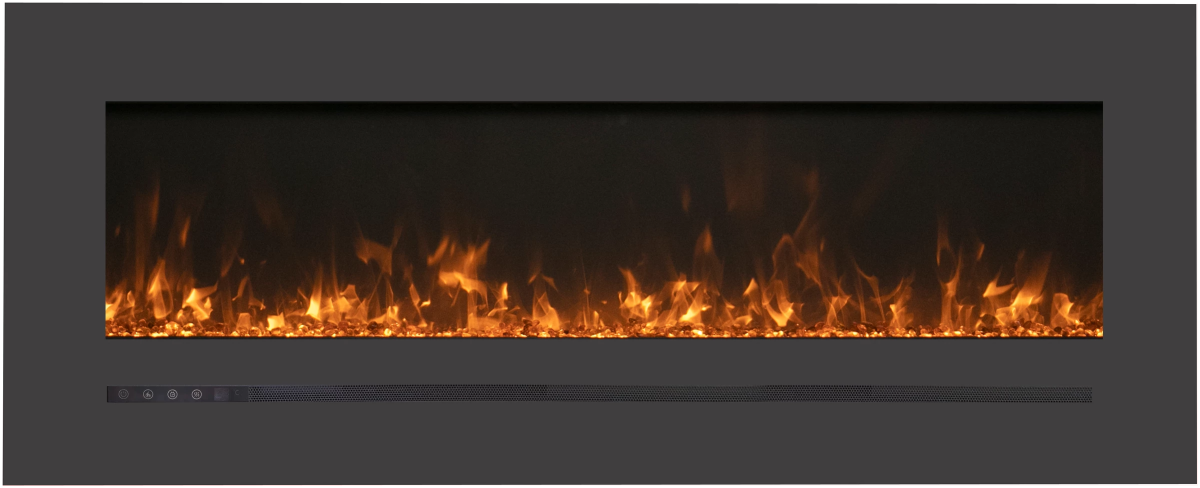 Amantii WM - FML - STL Linear Electric Fireplace - Impressive Climate Control
