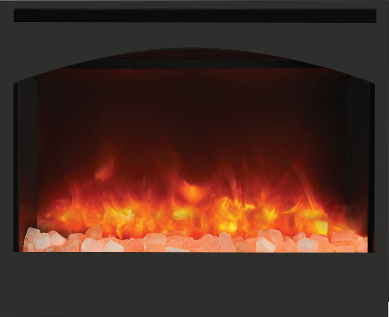 Amantii - ZECL - 31 - 3228 - STL - ARCH Zero Clearance Electric Fireplace - Impressive Climate Control