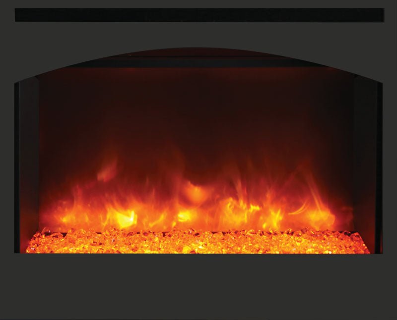 Amantii - ZECL - 31 - 3228 - STL - ARCH Zero Clearance Electric Fireplace - Impressive Climate Control