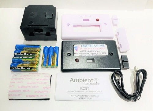 Ambient RCB On/Off Fireplace Remote Control - Impressive Climate Control
