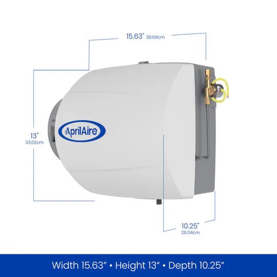 AprilAire 500 Whole - House Small Bypass Evaporative Humidifier - Impressive Climate Control