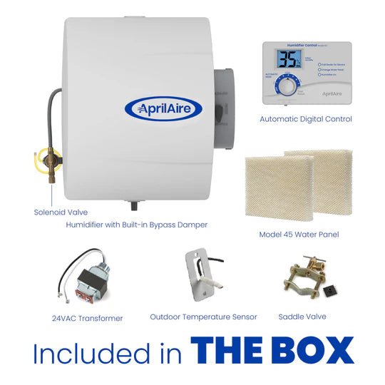 AprilAire 600 Whole - House Large Bypass Humidifier - Impressive Climate Control