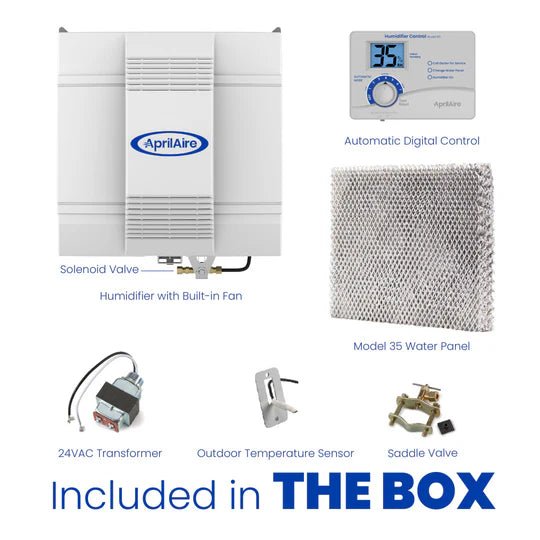 AprilAire 700 Whole - House Fan Powered Evaporative Humidifier - Impressive Climate Control