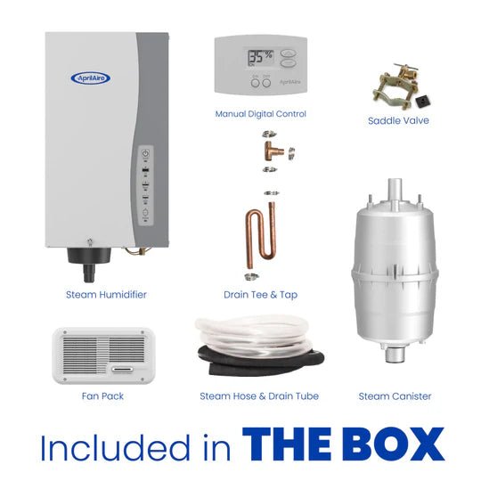 AprilAire 865 Whole - House Steam Humidifier with Fan Pack - Impressive Climate Control