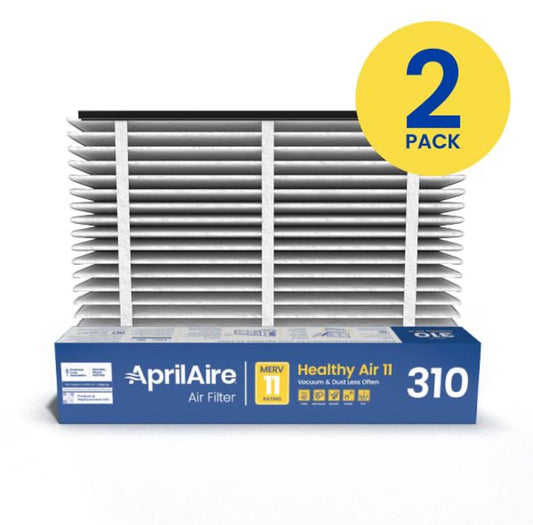 Aprilaire Air Filter 310 MERV 11 20″ x 20″ (2 - Pack) - Impressive Climate Control