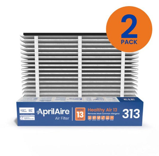 Aprilaire Air Filter 313 MERV 13 20″ x 20″ (2 - Pack) - Impressive Climate Control