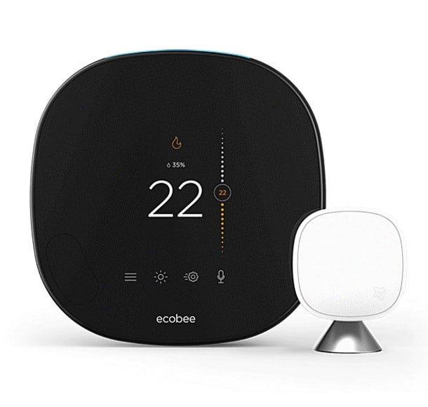 ecobee EB - STATE5P - 01 Smart Thermostat Pro w/ Voice Control (Canada) - Impressive Climate Control