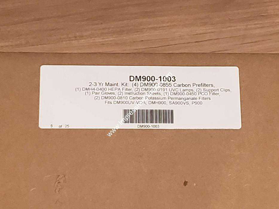 Electro - Air DM900 - 1003 Maintenance Kit - Complete 2 Year - Impressive Climate Control