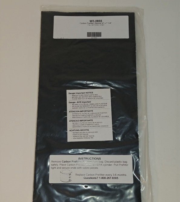 Electro - Air W3 - 0855 Carbon Prefilter Blanket (3 - Pack) - Impressive Climate Control